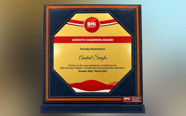 GROWTH CHAMPION AWARD